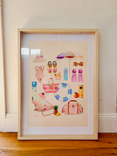 Load image into Gallery viewer, A3 /A2 Fun in the Sun Poster Print