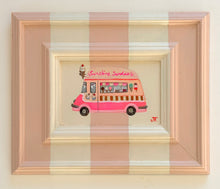 Load image into Gallery viewer, 'Sunshine Sundaes' Original artwork on up-cycled wooden frame