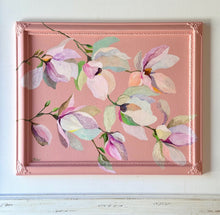 Load image into Gallery viewer, 'Away with the Fairies' Original artwork on up-cycled wooden frame