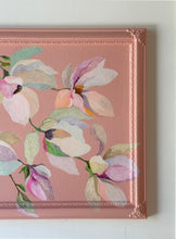 Load image into Gallery viewer, 'Away with the Fairies' Original artwork on up-cycled wooden frame
