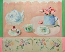 Load image into Gallery viewer, 'Strawberry Teatime'- Giclee Fine Art Print