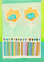 Load image into Gallery viewer, A3 Pansy with Stripes print