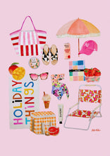 Load image into Gallery viewer, A3 / A2 Tutti Frutti Summer Poster print
