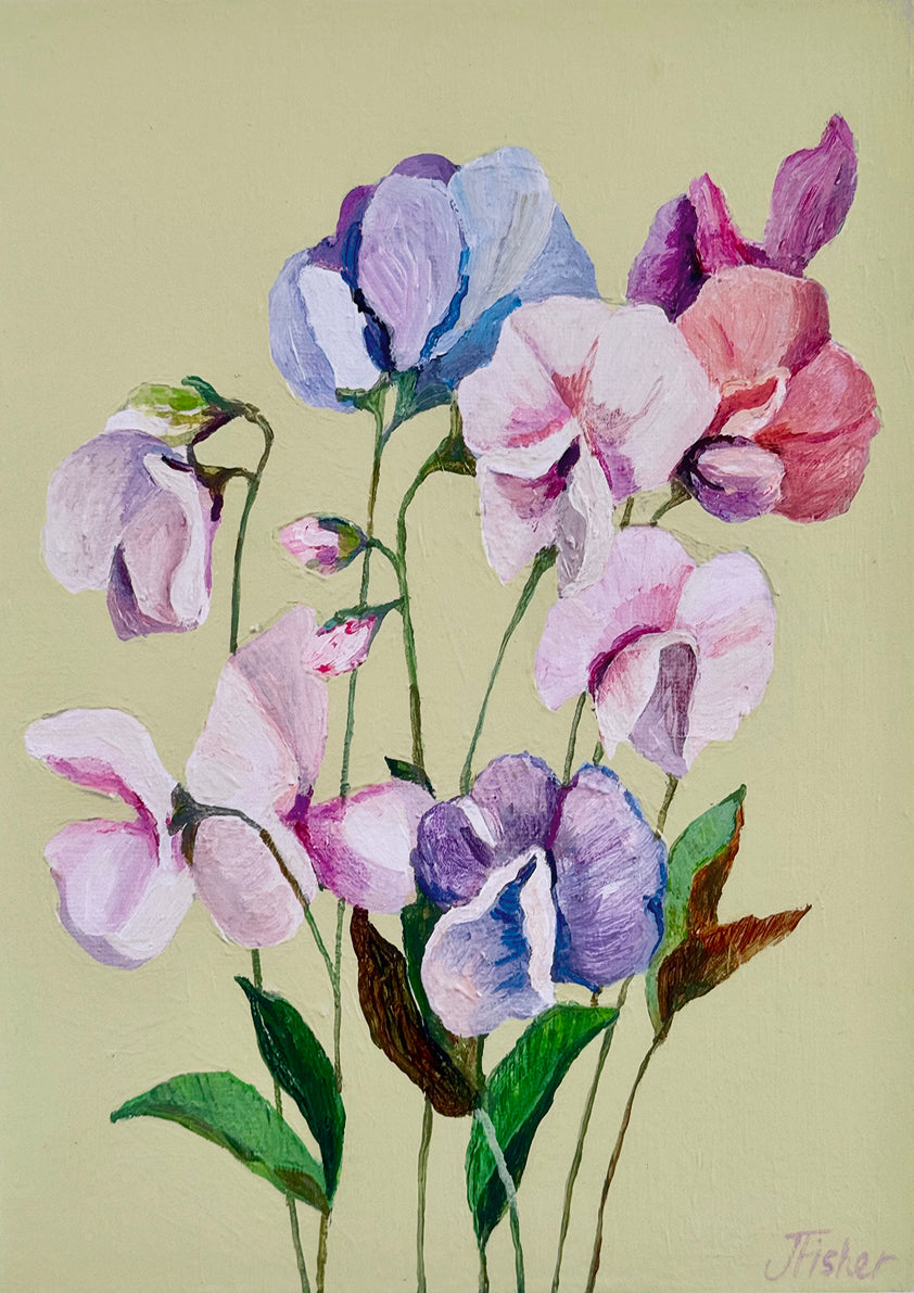 A3 Sweet pea on apple