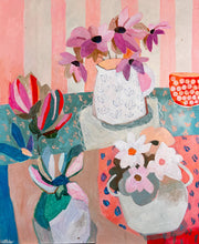 Load image into Gallery viewer, 'Crazy Maisies flower shop' print on Cotton Fibre Paper 100cm X 80cm- SALE ITEM
