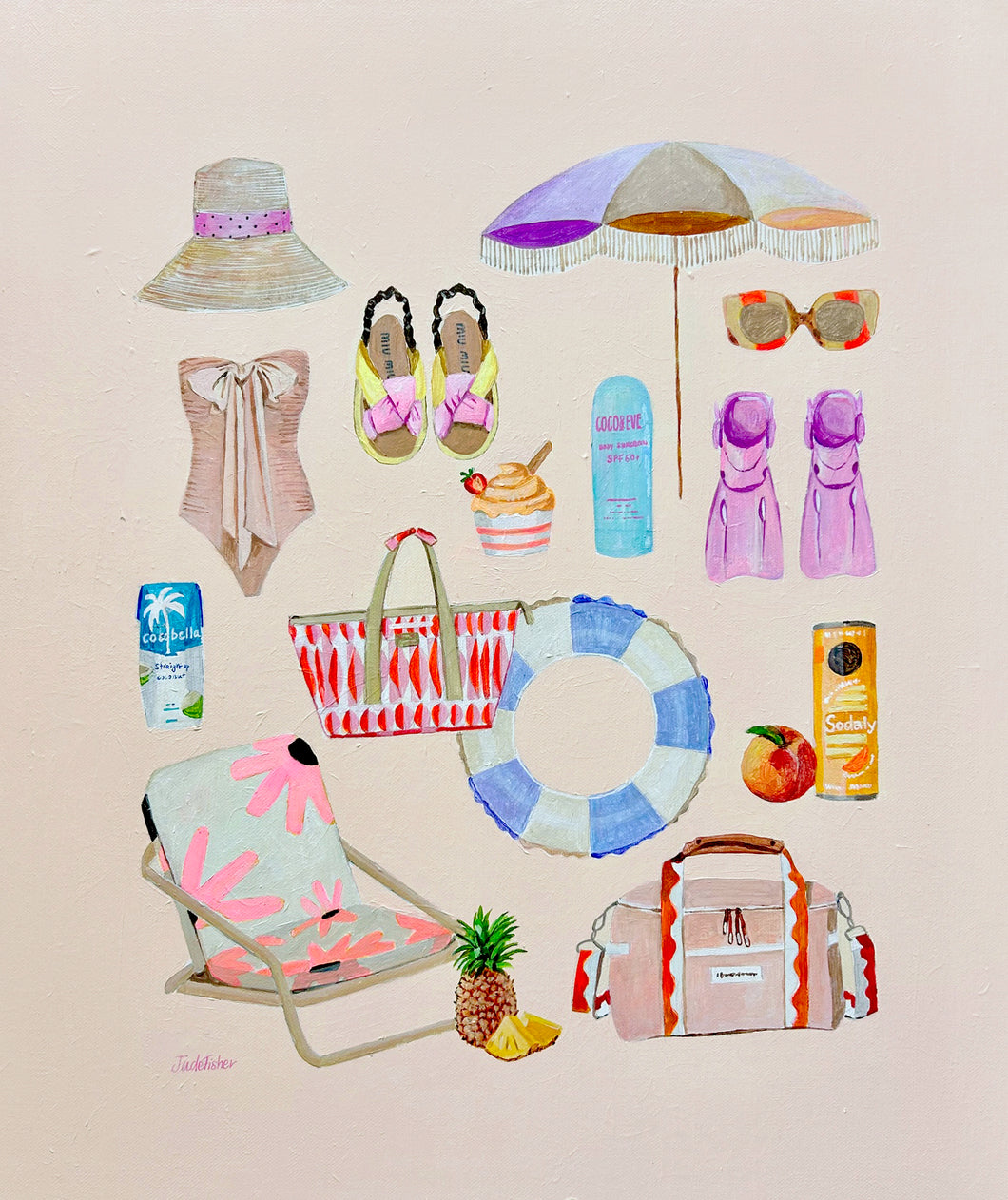 Fun in the Sun - Giclee Fine Art Print