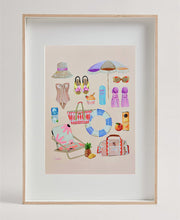 Load image into Gallery viewer, A3 /A2 Fun in the Sun Poster Print
