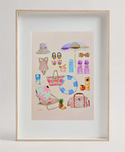Load image into Gallery viewer, A3 /A2 Fun in the Sun Poster Print
