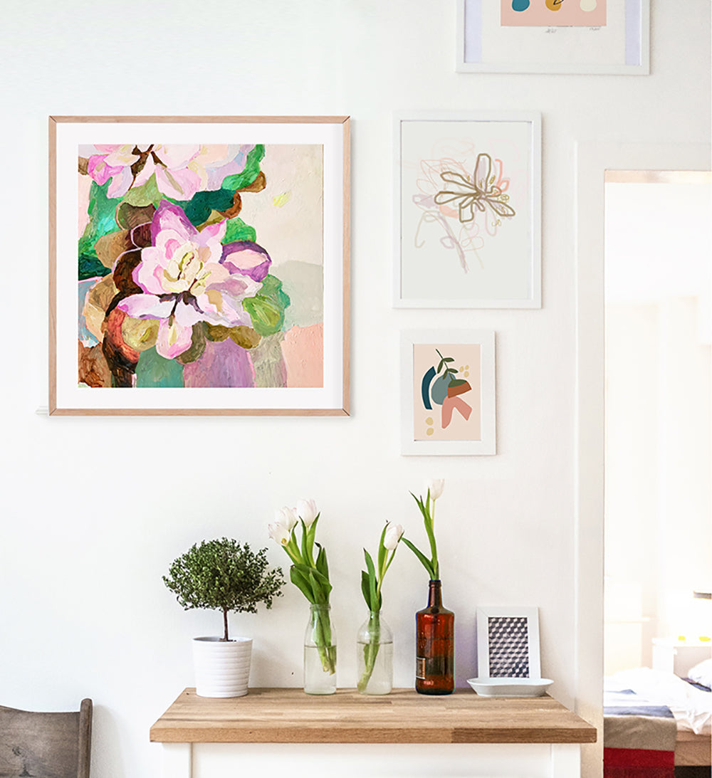 Cloudberry print on paper 60cm x 60cm