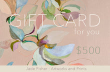 Load image into Gallery viewer, Gift Card - Jade Fisher Artworks and prints
