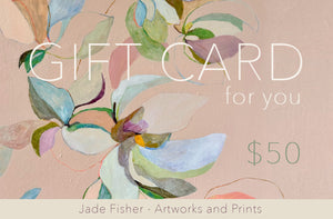 Gift Card - Jade Fisher Artworks and prints