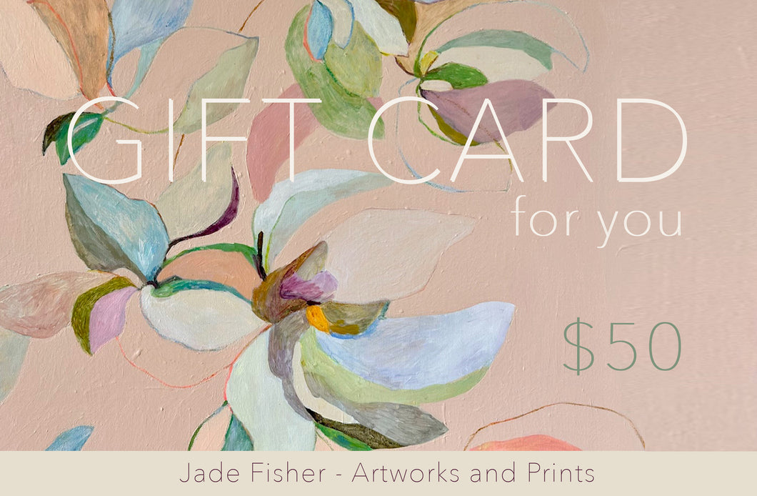 Gift Card - Jade Fisher Artworks and prints
