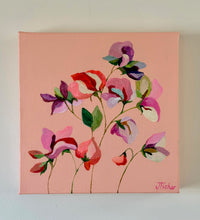 Load image into Gallery viewer, Pink pea ' Original Artwork unframed
