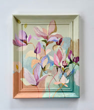 Load image into Gallery viewer, 'Our favourite tree' Original artwork on up-cycled wooden frame
