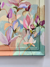 Load image into Gallery viewer, 'Our favourite tree' Original artwork on up-cycled wooden frame
