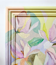 Load image into Gallery viewer, 'After the Dance' Original artwork on up-cycled wooden frame and Canvas board.

