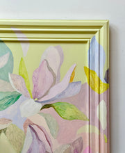 Load image into Gallery viewer, 'After the Dance' Original artwork on up-cycled wooden frame and Canvas board.
