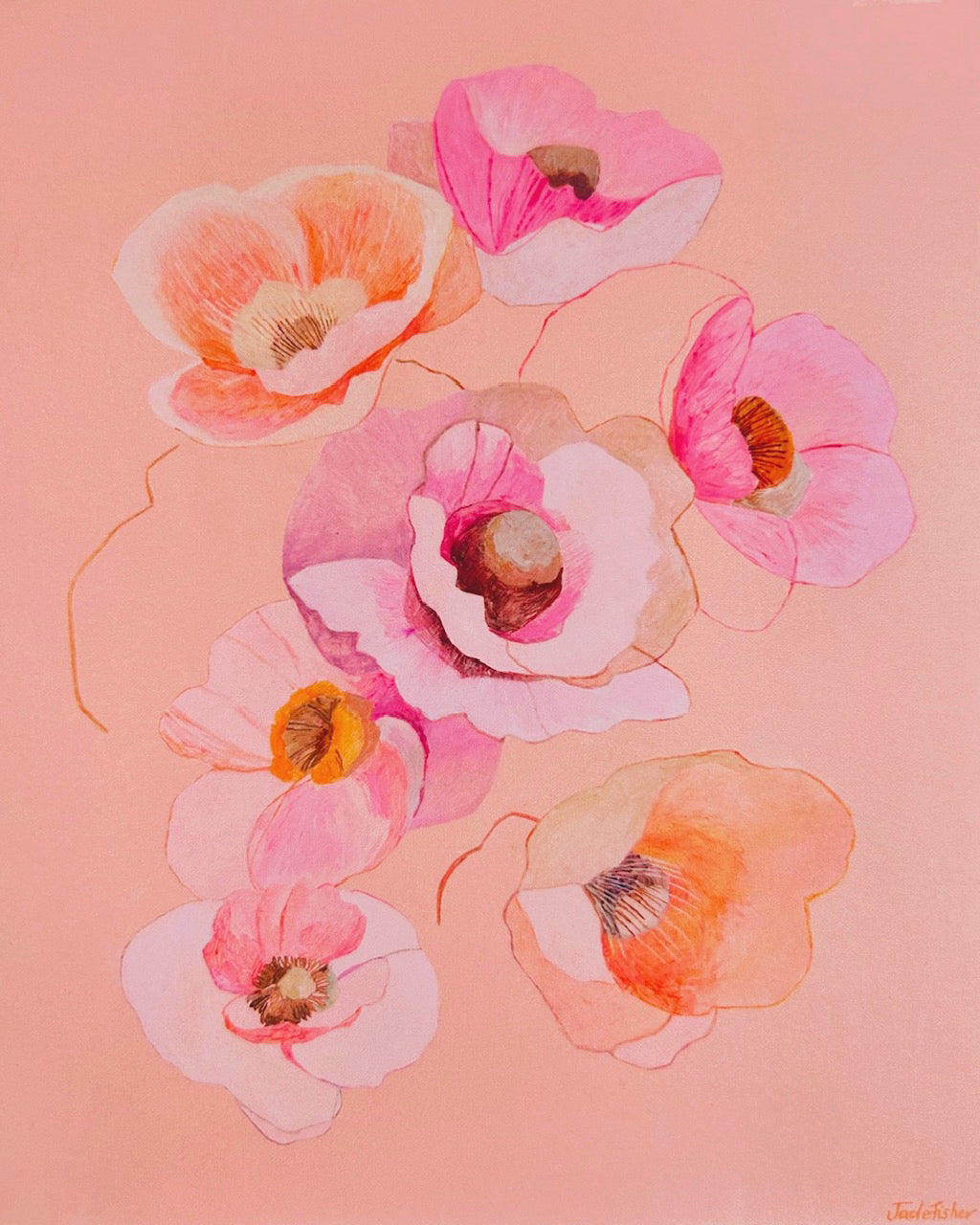 'Poppy Pavlova'- Giclee Fine Art Print