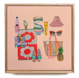 'Mini Prada and Pineapple' - Original Artwork