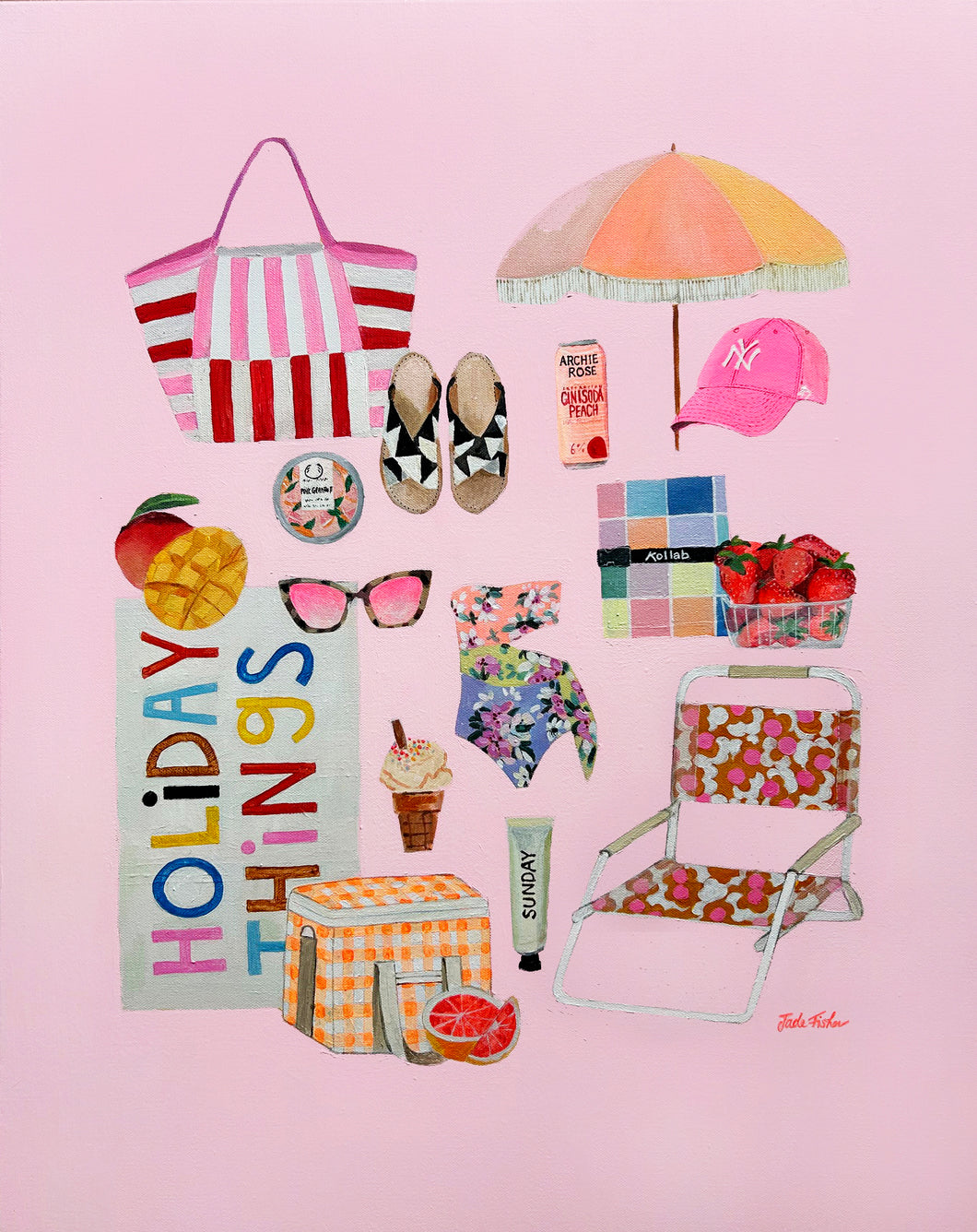 Tutti Frutti Summer - Giclee Fine Art Print