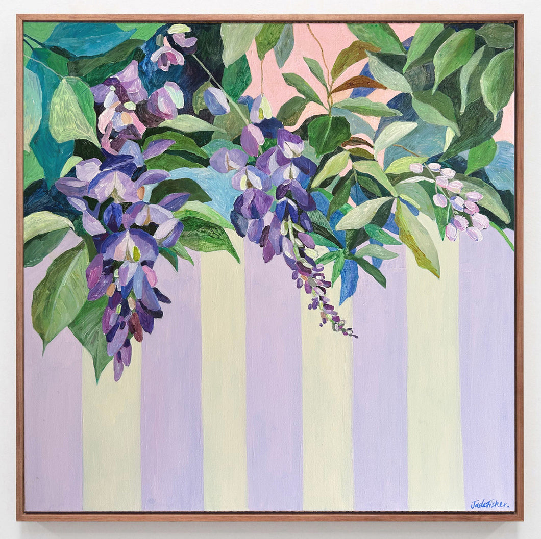 'Under the Wisteria ' Original Artwork