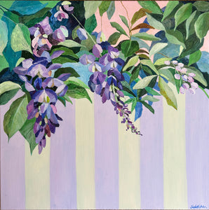 'Under the Wisteria ' Original Artwork