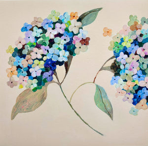 'Blue Hydrangea' mini- Giclee Fine Art Print