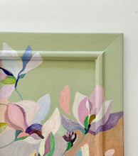 Load image into Gallery viewer, 'Willowbank' Original artwork on up-cycled wooden frame
