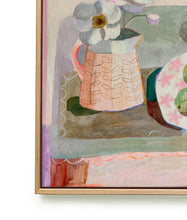Load image into Gallery viewer, Pears on a Pretty Pink Plate - Giclee Fine Art Print
