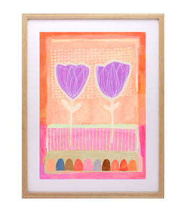 A3 Pink Tulips print